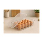 AyrStore 15 Bölmeli Şeffaf Yumurta Saklama Kabı (Kapaklı) - 0 Siyah - Option-1