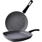 AyrStore 153.03.08.0354 Gris Bio Granit Grill Tavası, Medium