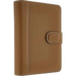 AyrStore 2025 Ajanda Suni Deri Mıknatıs Kapaklı 4 Halka Mekanizmalı Organizer, Vizon, 20X23X4 Cm.
