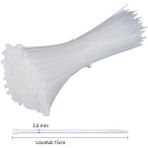 AyrStore 3,6X150 mm Beyaz Kablo Bağı Cırt Kelepçe TOPLAYICI-100 Adet Kablo Toplayıcı