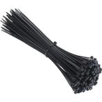 AyrStore 3,6X300 mm Siyah Kablo Bağı | 100 Adet Naylon 6.6 Plastik Cırt Kelepçe | 30 cm Kablo Toplayıcı | 18