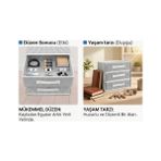 AyrStore 3’lü Çekmeceli Organizer – Çok Amaçlı Dolap Içi ve Masa Üstü Düzenleyici - Abanoz - Option-1