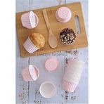 AyrStore 50'li Açık Pembe Puantiyeli Muffin Kek Kalıbı, Kek Kapsülü Cupcake Kalıbı