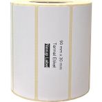 AyrStore 90X30 mm Termal Etiket, Barkod/adres/kargo Termal Etiketleri, Zebra ve Diğer Yazıcılarla Uyumlu - Option-1 - Ahşap