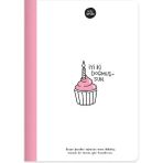 AyrStore A5 80 Yaprak Renkli Sayfa Çizgili Defter, Pembe