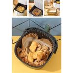 AyrStore Airfryer Pişirme Kağıdı 50 Adet Hava Fritözü Kare Model Pişirme Kağıdı Air Fryer Yağsız Firitöz