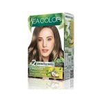 AyrStore Amonyaksız, Vegan, Doğal, Besleyici Kalıcı Saç BOYASI%100 Beyaz Kapama (1 Paket 2 x 50 ml Boya & Oksidan) (Açık Kumral 8.0) - Option-1