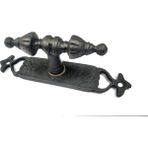 AyrStore Antika Tarz Dekoratif Pirinç Burma Pencere Kolu - 152X32 Mm, Oksit