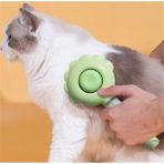 AyrStore Basmalı Kedi Tarağı, Su Hazneli Sprey Özellikli Evcil Hayvan Tarama Fırçası