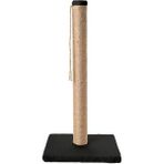 AyrStore Beylini Çubuk Kedi Tırmalama Tahtası Peluş Kumaş Silinebilir Demonte 40 cm Siyah Renk