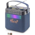 AyrStore Bluetooth Fm Radyo USB Tf Aux Solar Şarjli Rgb Çok Renkli Kamp Hoparlör FP393S