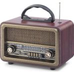 AyrStore Bluetooth Nostaljik Hoparlör Fm 20 x 10.2 x 14.5 cm NS8070BT - Çok Renkli