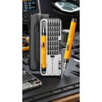 AyrStore Buğz 38 Parça Şarjlı Elektrikli Tornavida Seti Hassas Elektronik Tamir Kiti - Çok Renkli