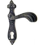 AyrStore Buğz Antika Tarz Dekoratif Pirinç Mevlana Banyo Kapı Kolu - 228X48 Mm, Oksit - 228 x 48 mm - Çok Renkli