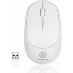 AyrStore Buğz Beyaz Renkli Ergonomik Sessiz Kablosuz Mouse – USB Alıcılı, Ofis ve Oyun Için Konforlu - Çok Renkli