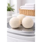 AyrStore Buğz Doğal Xxl Yün Kurutma Topu (3’lü Set) – Çamaşır Kurutma Makinesi Için - Çok Renkli