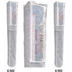 AyrStore Buğz Halı Hurcu 2li Set Halı Hurcu Pencereli Halı Hurcu 6 M2 x 2 - Çok Renkli