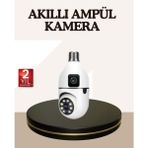 AyrStore Buğz Iki Yönlü Sesli Wifi Kamera – Ampul Tipi Ev ve Ofis Güvenlik Kamerası