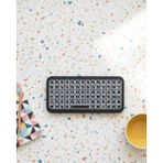AyrStore Buğz Kompakt Siyah Rgb Işıklı Bluetooth Mini Klavye - Çok Renkli