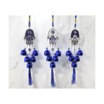 AyrStore Buğz Metal Nazar Boncuğu Çan Model 19 - Çok Renkli