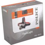 AyrStore Buğz Police PS-1813 Cree Q5 LED LED Zoomlu Şarjlı Kafa Feneri - Çok Renkli