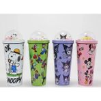AyrStore Buğz Sevimli Anime Karakterli Pipetli Termos & Suluk ALK4710 - Çok Renkli
