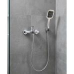 AyrStore Buğz Siyah Duş Seti El Duşu Başlığı Spiral Hortum Dayanıklı Banyo Duş Aksesuarı - Çok Renkli