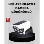 AyrStore Buğz Solar Bahçe Aydınlatması Su Geçirmez IP66 Pır Sensörlü Uzun Çalışma Süreli - Çok Renkli