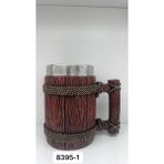 AyrStore Büyük Boy Halatli Çelik Kupa Bardak Kod 8395 - Renkli