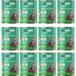 AyrStore Bypet Yetişkin Kediler Için Kuzu Etli Konserve Yaş Mama 415 gr x 12 Adet