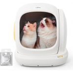 AyrStore C20 Akıllı Kedi Tuvaleti, Mobil Uygulama Kontrollü, Otomatik Temizleme, Çift Deodorant