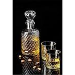 AyrStore Cam Karaf Sürahi ve 2'li 300 ml Bardak Seti Su Meşrubat Viski Şişesi 1200 ml