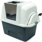 AyrStore Catit Smart Sift Otomatik Kedi Tuvalet Kabı, Gri/beyaz, 66 x 48 x 63 cm