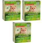 AyrStore Catmozz Yavru ve Yetişkin Kediler Için Büyük Boy Organik Topraksız Kedi Çimi Seti 3 Adet