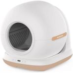 AyrStore CB001 Akıllı Otomatik Kedi Tuvaleti, App ile Uzaktan Kontrol, 75LT Hazne, 7lt Çöp Haznesi