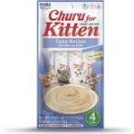 AyrStore Churu Kedi Atıştırmalıkları, Yavru Kediler Için, 12 Aydan Küçük Genç Kediler Için Sağlıklı Atıştırmalıklar, Ton Balığı (4 Adet x 14 G)