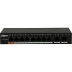 AyrStore Dahua PFS3010-8ET-96, 8 Port, Megabit, Poe 96W, 2 Port Gigabit Uplink, Yönetilemez, Masaüstü Switch