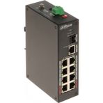 AyrStore Dahua PFS3110-8ET-96-V2, 8 Port, Megabit, Poe 96W, 1 Port Gigabit Uplink, 1 Port Gigabit Sfp, Yönetilemez, Masaüstü Switch