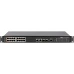 AyrStore Dahua PFS4218-16ET-240-V2, 16 Port, Megabit, Poe 240W, 2 Port Gigabit Uplink, 2 Port Gigabit Combo Sfp, Yönetilebilir, Rack Mount Switch