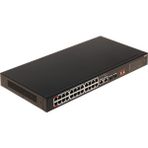 AyrStore Dahua S3226-24ET-240, 24 Port, Megabit, Poe 240W, 2 Port Gigabit Uplink, 2 Port Gigabit Combo Sfp, Longe Range 250MT, Yönetilemez, Rack Mount Switch