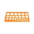 AyrStore Daire Şablon Cetvel 1-36