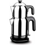 AyrStore Demtez Inox/siyah Elektrikli Çaydanlık