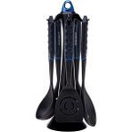 AyrStore Diamond Blue 6 Parça Standlı Servis Seti