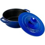 AyrStore Döküm Yuvarlak Tencere Döküm Demir Kapak Experience Majolik Serisi ÇAP(Ø)28CM