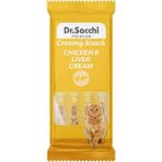 AyrStore Dr.sacchi Kedi Ödül Sıvı Chicken & Liver Kedi Maması, 4'lü