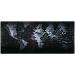 AyrStore Dünya 1 Oyuncu Mouse Pad 90X40 cm Kaymaz Dikişli - Siyah