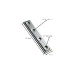 AyrStore Düz Demir Gönye Köşebent, Metal Lama Montaj Demiri, Mobilya Dolap Raf Masa Köşe Bağlantı Aparatı, 16X80MM, 25 Adet - 001-Beyaz - Option-1