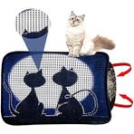 AyrStore Elekli Desenli Kedi Tuvalet Önü Paspası 60 x 45 cm Ay