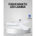 AyrStore Enerji Tasarruflu LED Ampül 60 Watt 4 Kollu Beyaz Işık