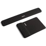 AyrStore Ergopad Klavye + Mause Bilek Destekli Ergonomik Mousepad Set (440X55X17MM / 230X160X17MM) - Siyah